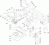 Rasenmäher für Großflächen 30531 - Toro Mid-Size ProLine Mower, Pistol Grip, Gear Drive, 15 hp, 48" Side Discharge Deck (SN: 250000001 - 250999999) (2005) Ersatzteile TRANSMISSION AND DRIVE PULLEY ASSEMBLY