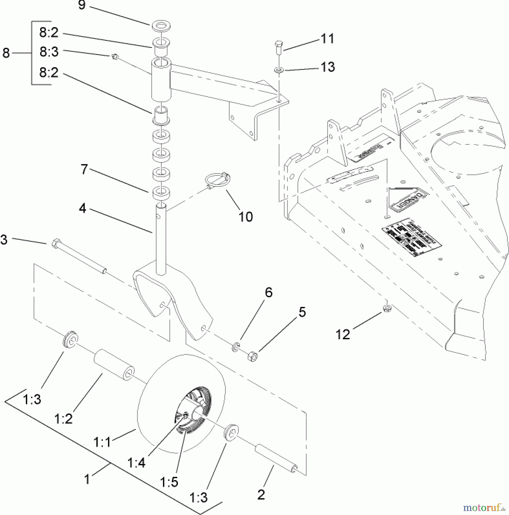  Rasenmäher für Großflächen 30694 - Toro Commercial 36