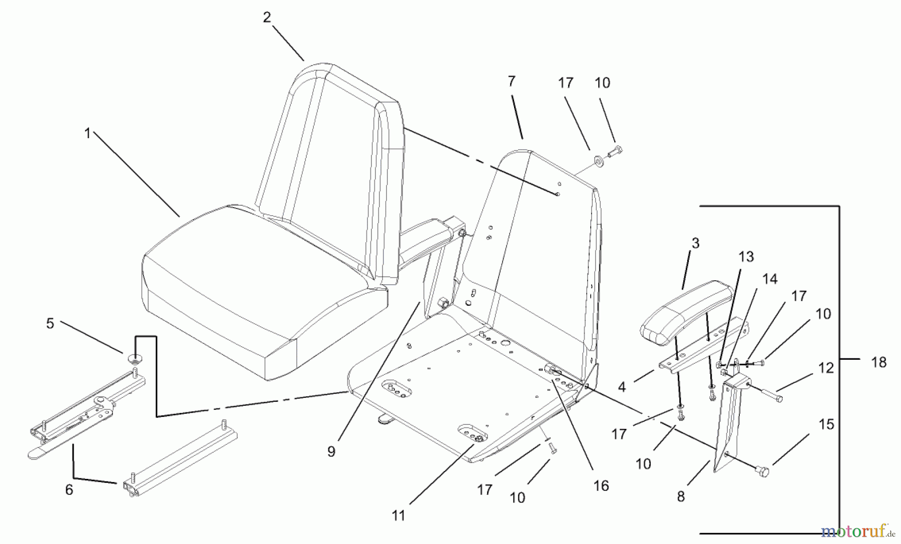  Zerto-Turn Mäher 74197 (Z153) - Toro Z Master Mower, 52