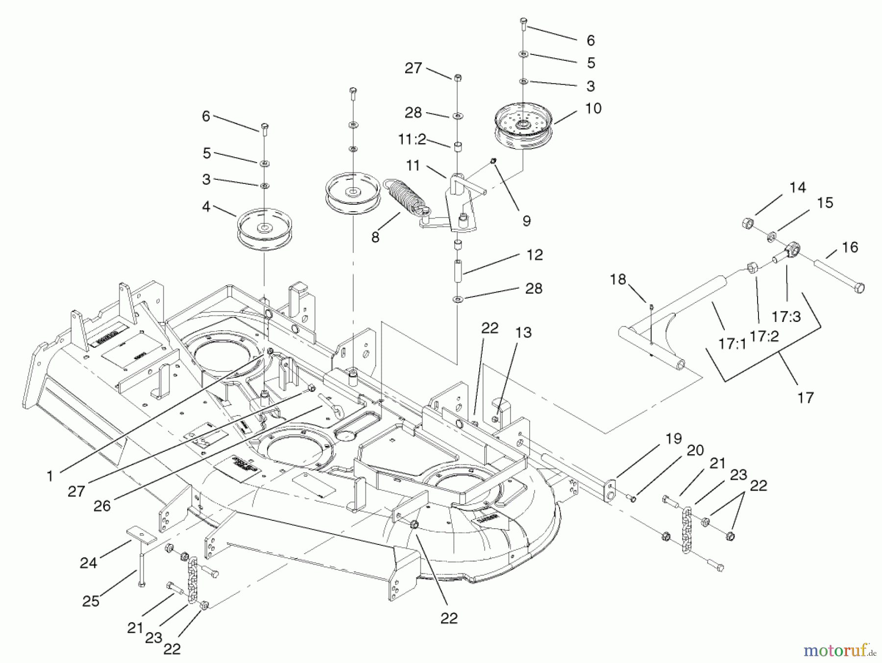  Zerto-Turn Mäher 74198 (Z153) - Toro Z Master Mower, 52