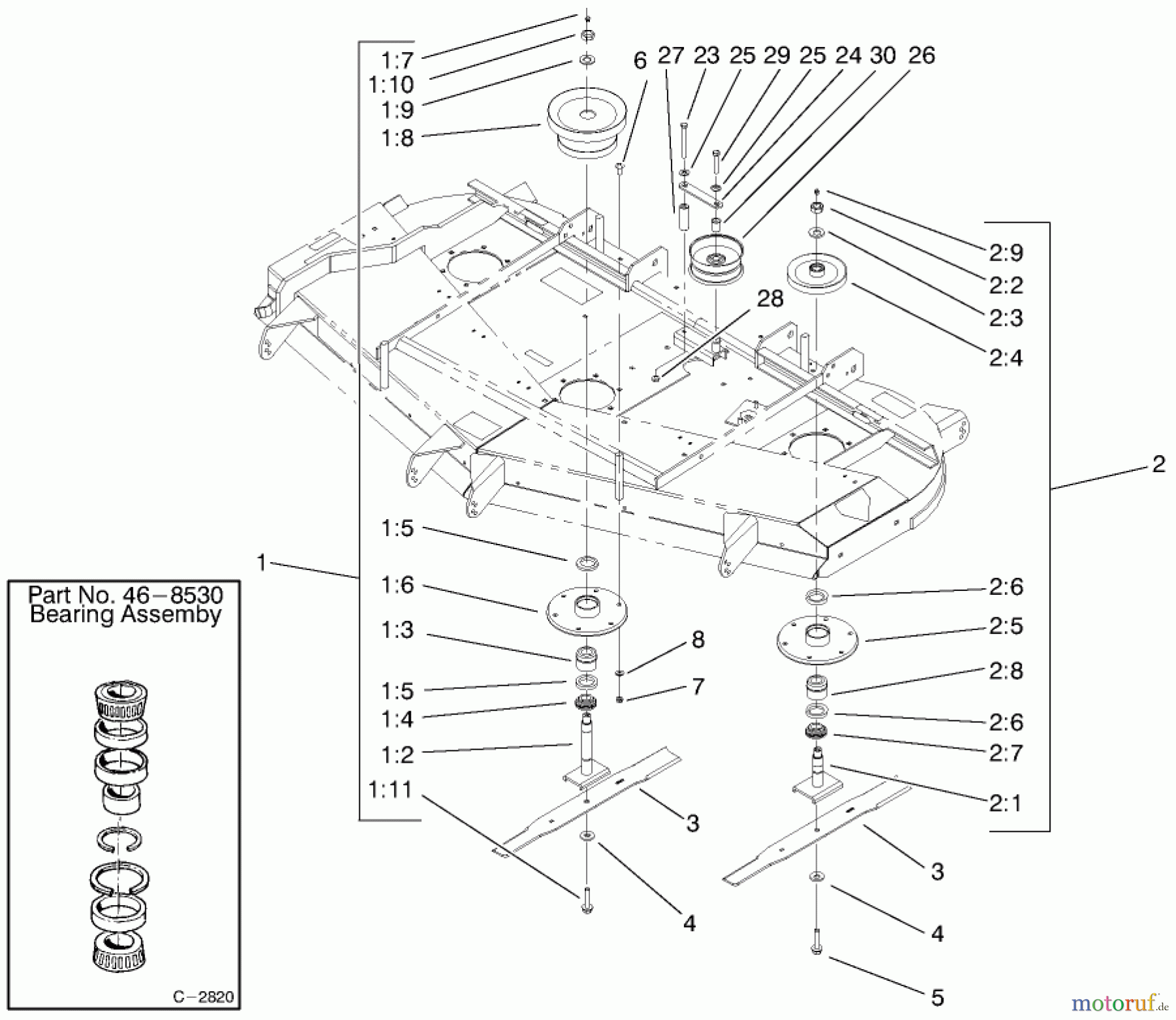 Zerto-Turn Mäher 74205 (Z255) - Toro Z Master Mower, 72