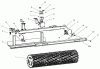 Compact Utility Attachments 23101 - Toro Soil Cultivator, Compact Utility Loaders (SN: 210000001 - 210999999) (2001) Ersatzteile SCRAPER AND ROLLER ASSEMBLY