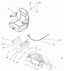 Zerto-Turn Mäher 74213 (Z287L) - Toro Z Master Mower, 62" SFS Side Discharge Deck (SN: 220000001 - 220999999) (2002) Ersatzteile SEAT ASSEMBLY