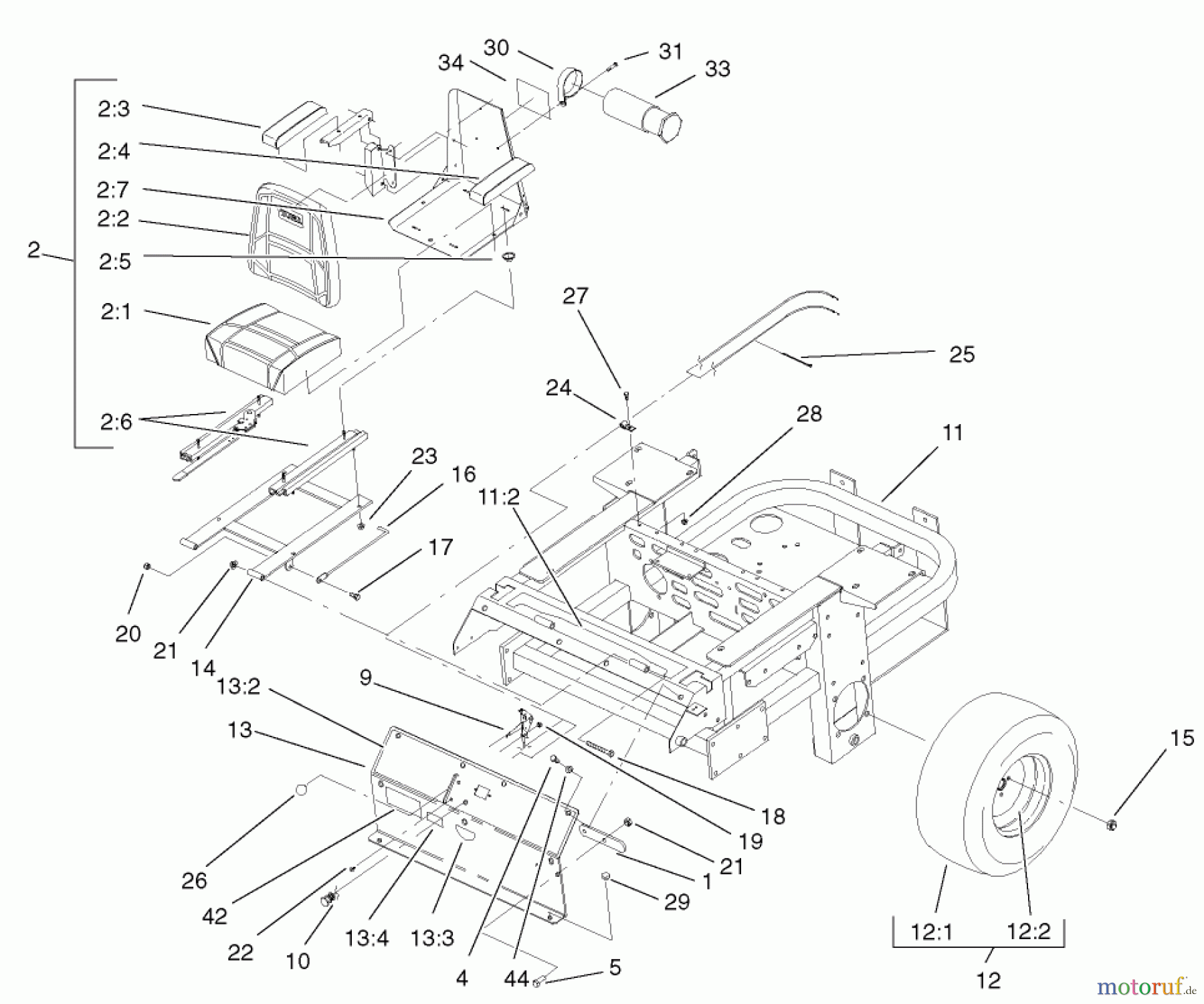  Zerto-Turn Mäher 74228 (Z255) - Toro Z Master Mower, 52