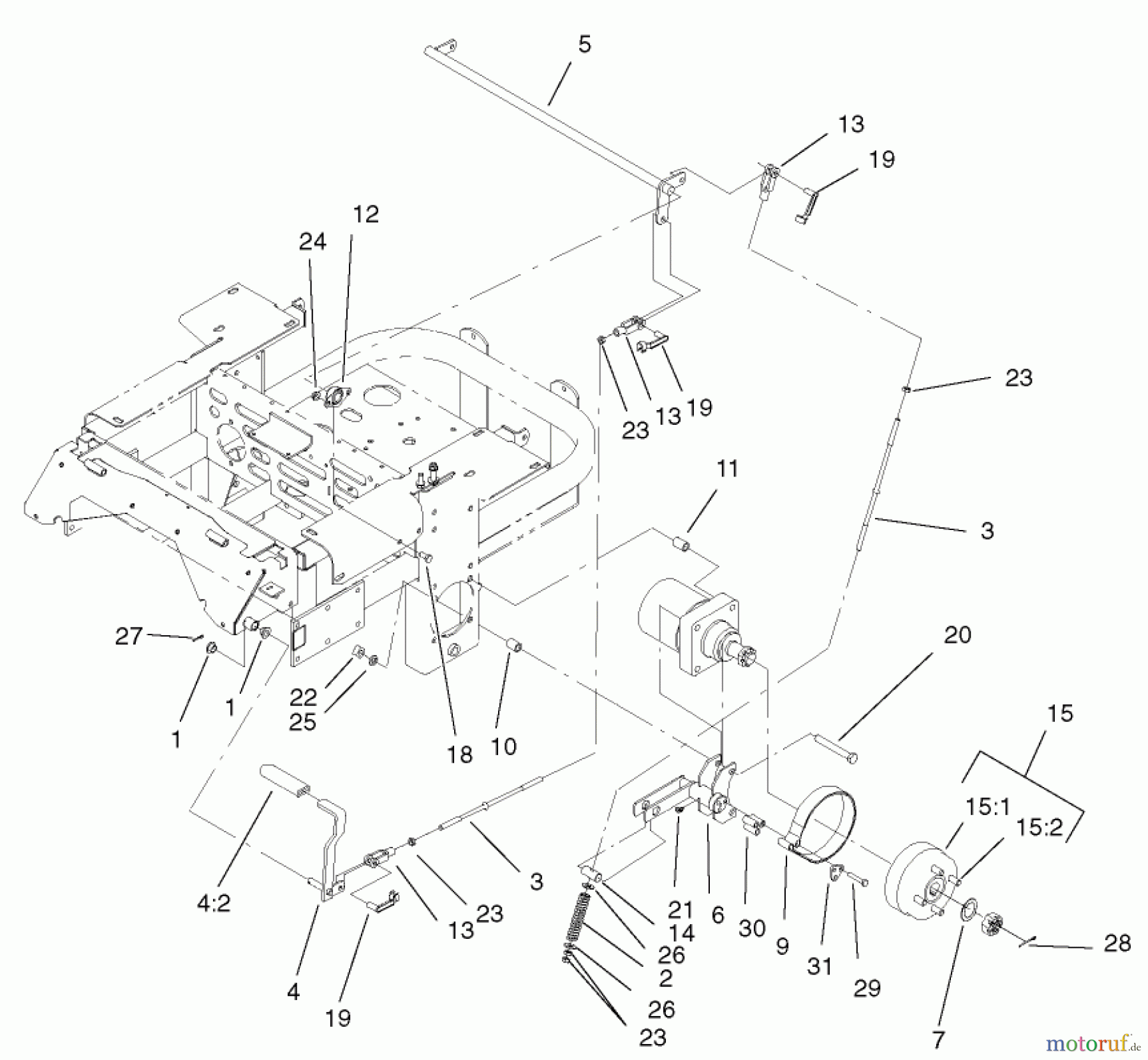  Zerto-Turn Mäher 74230 (Z257) - Toro Z Master Mower, 52