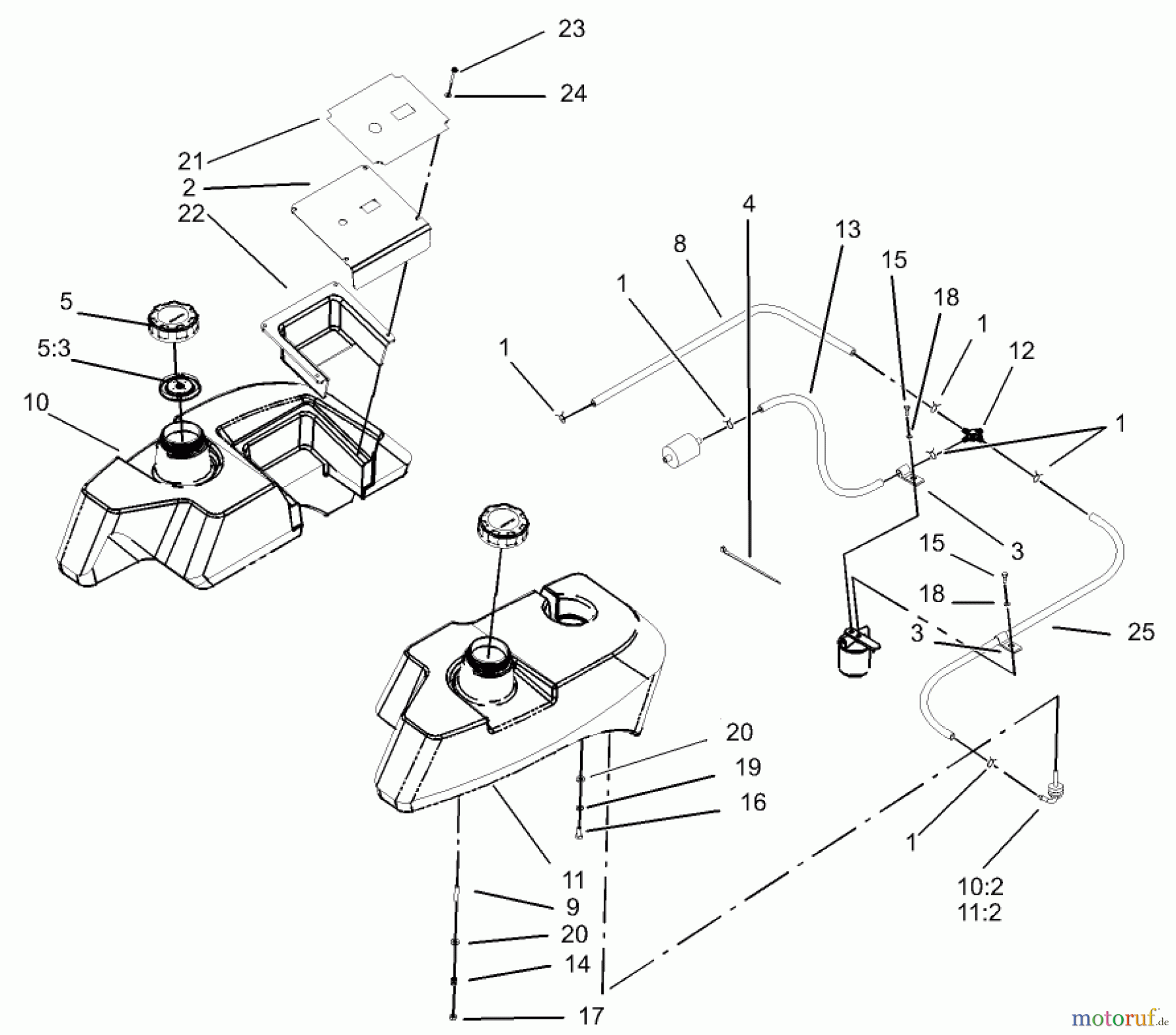  Zerto-Turn Mäher 74231 (Z257) - Toro Z Master Mower, 62