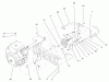 Zerto-Turn Mäher 74240 (Z286E) - Toro Z Master Mower, 62" SFS Side Discharge Deck (SN: 220000001 - 220999999) (2002) Ersatzteile ENGINE AND CLUTCH ASSEMBLY