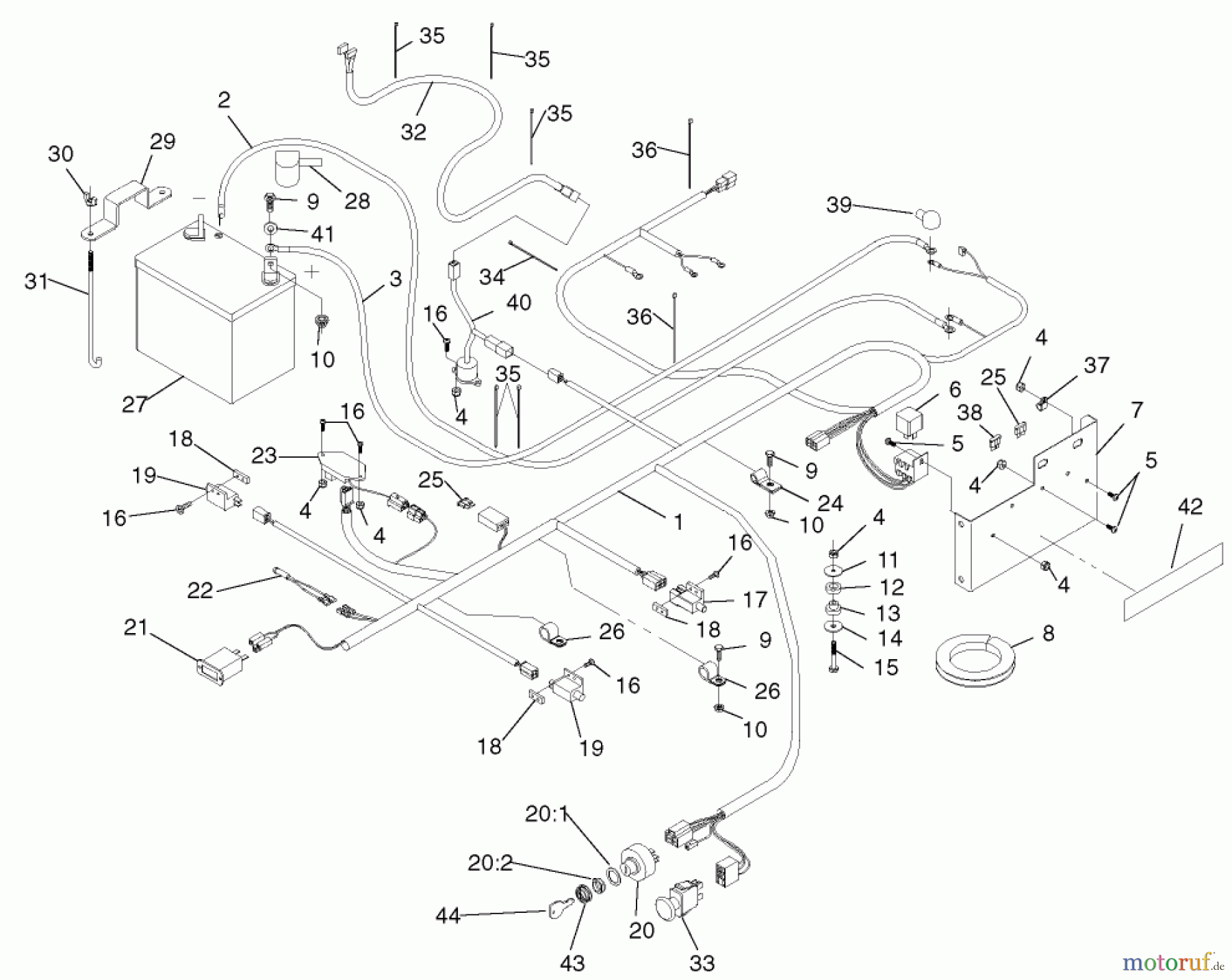  Zerto-Turn Mäher 74241 (Z286E) - Toro Z Master Mower, 72