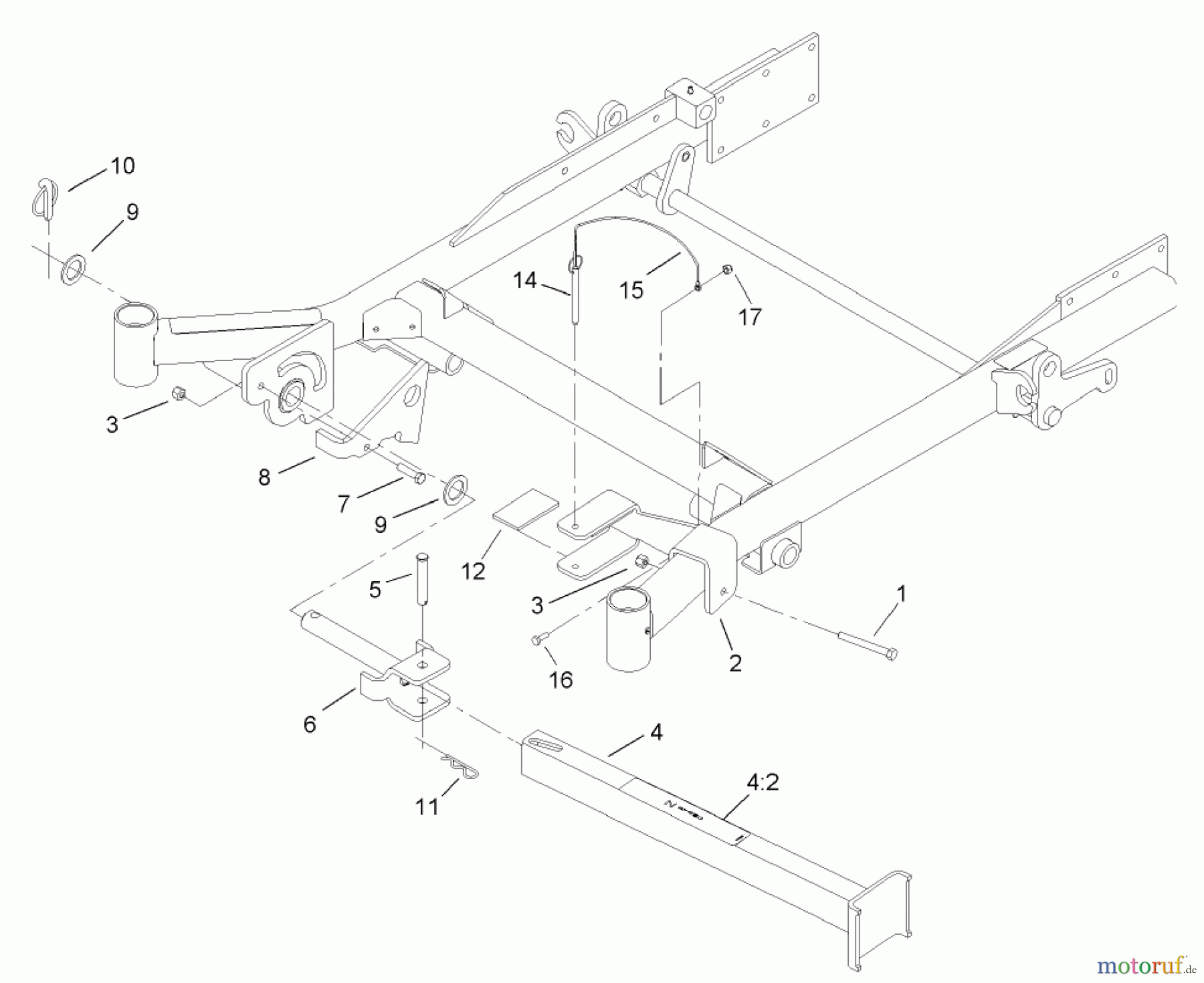  Zerto-Turn Mäher 74255 (Z588E) - Toro Z Master Mower, 60