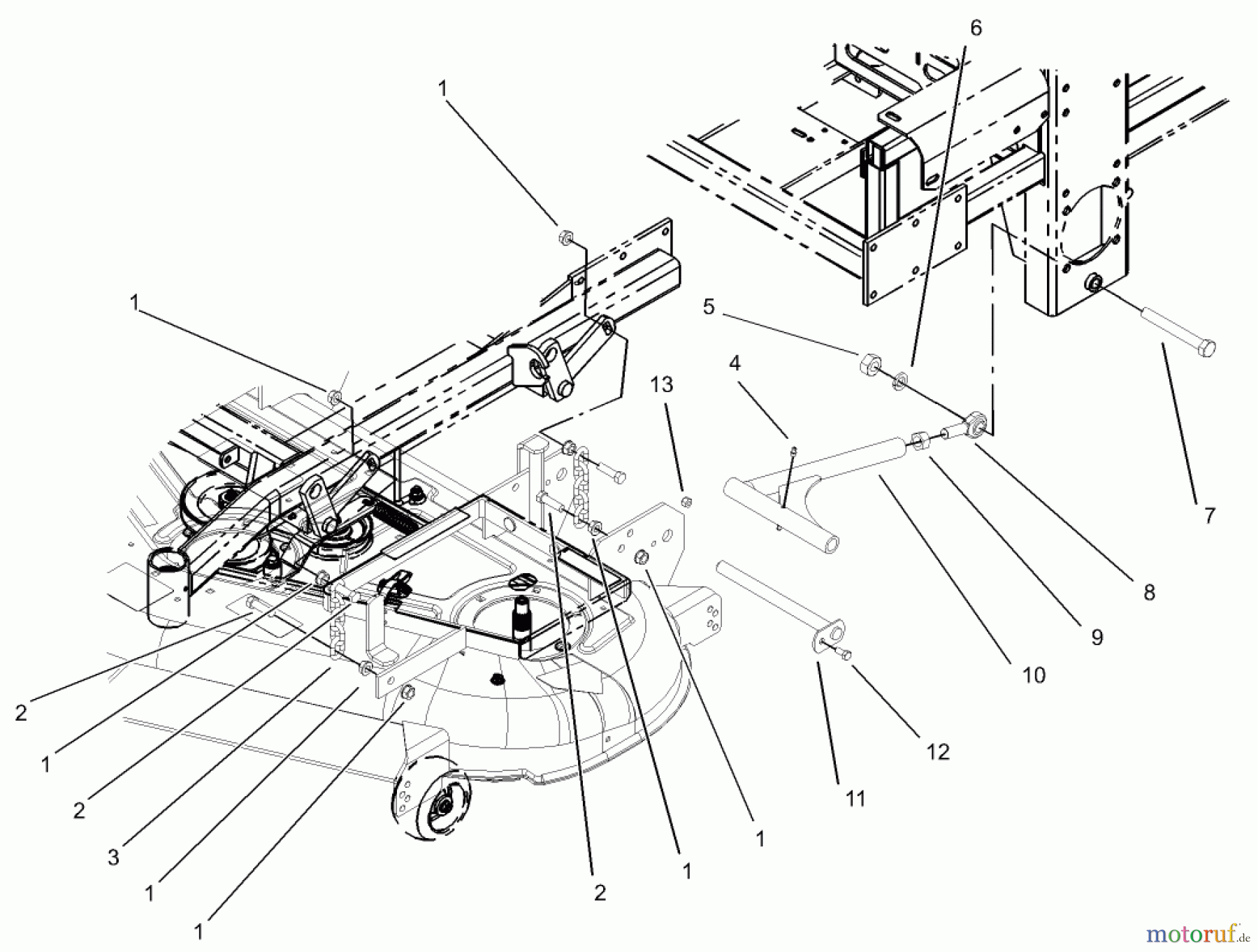 Zerto-Turn Mäher 74258 (Z288E) - Toro Z Master Mower, 62
