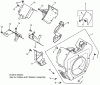 Zerto-Turn Mäher 74263 (Z557) - Toro Z Master Mower, 72" TURBO FORCE Side Discharge Deck (SN: 260000001 - 260999999) (2006) Ersatzteile BLOWER HOUSING AND BAFFLE ASSEMBLY KOHLER CH750-0010