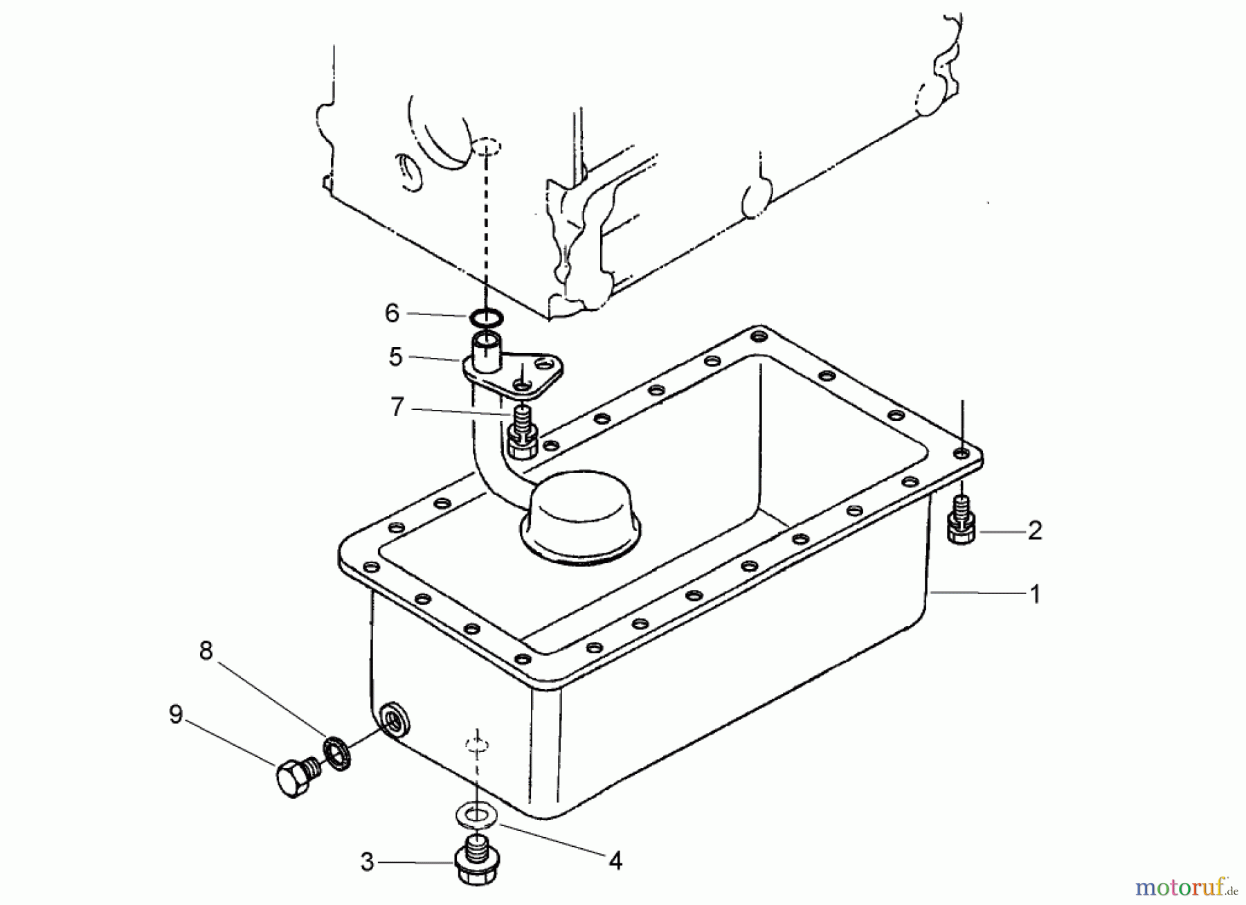  Zerto-Turn Mäher 74264TE (Z580-D) - Toro Z Master Mower, 132cm TURBO FORCE Side Discharge Deck (SN: 280000001 - 280999999) (2008) OIL PAN ASSEMBLY