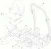 Zerto-Turn Mäher 74269 (Z590-D) - Toro Z Master Mower, 72" TURBO FORCE Side Discharge Deck (SN: 310000001 - 310999999) (2010) Ersatzteile SEAT AND ROLL-OVER PROTECTION SYSTEM ASSEMBLY