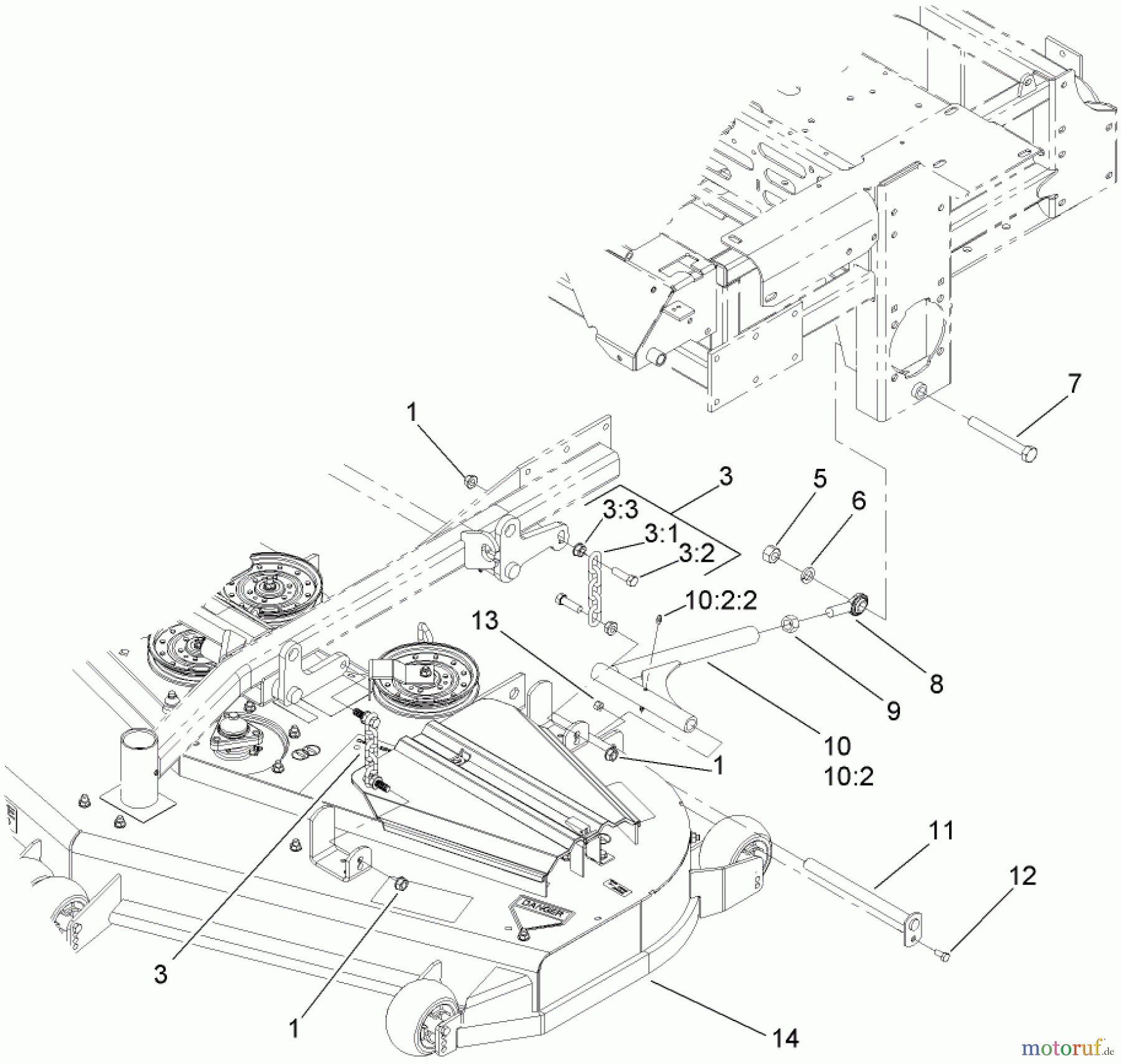Zerto-Turn Mäher 74272CP (Z558) - Toro Z Master Mower, 60