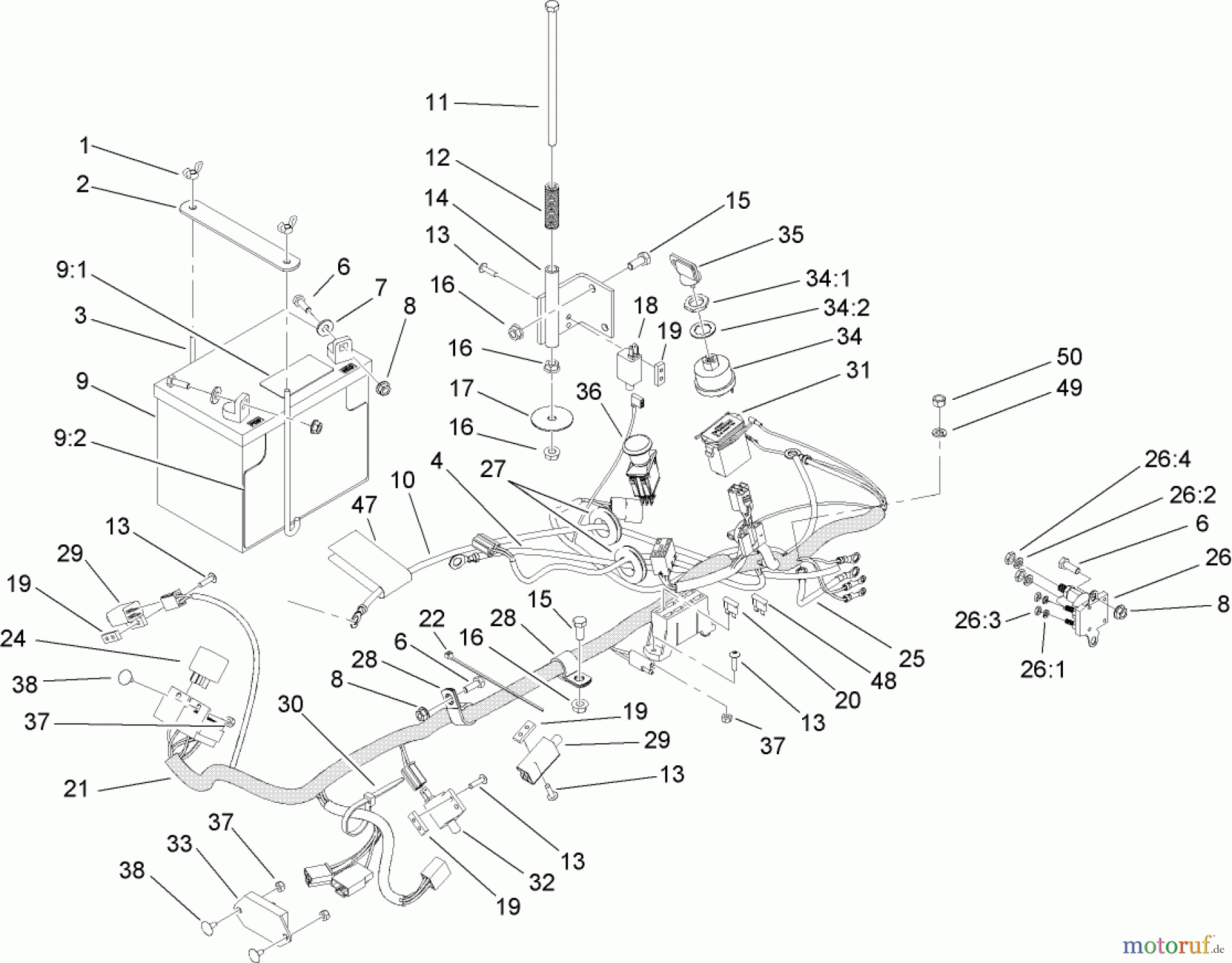 Zerto-Turn Mäher 74442 (Z450) - Toro Z Master Mower, 52