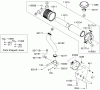Zerto-Turn Mäher 74448 (Z400) - Toro Z Master Mower, 48" 7-Gauge Side Discharge Deck (SN: 290000001 - 290999999) (2009) Ersatzteile AIR FILTER AND MUFFLER ASSEMBLY KAWASAKI FH641V-DS19-R