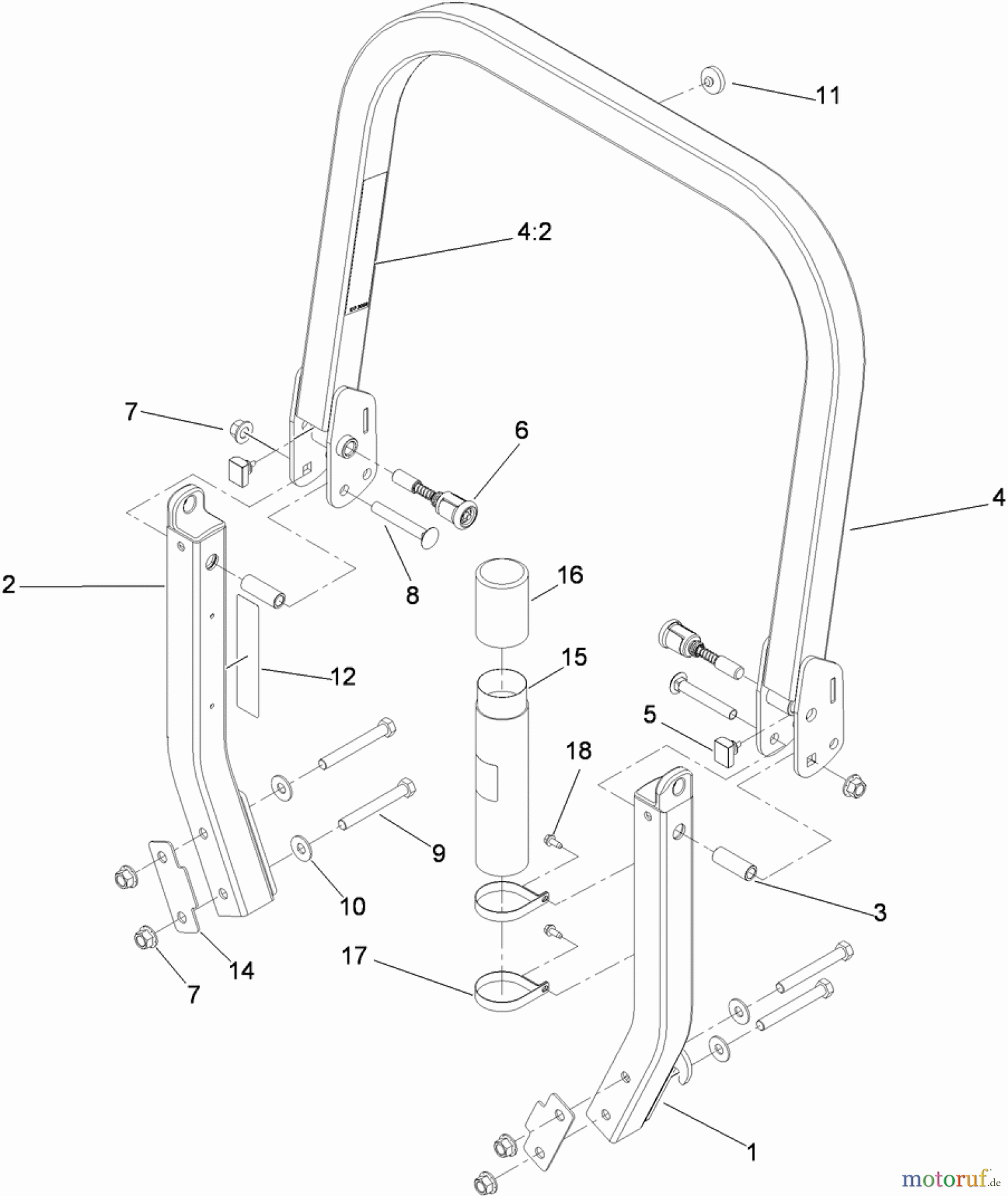  Zerto-Turn Mäher 74901CP - Toro Z Master G3 Riding Mower, 48