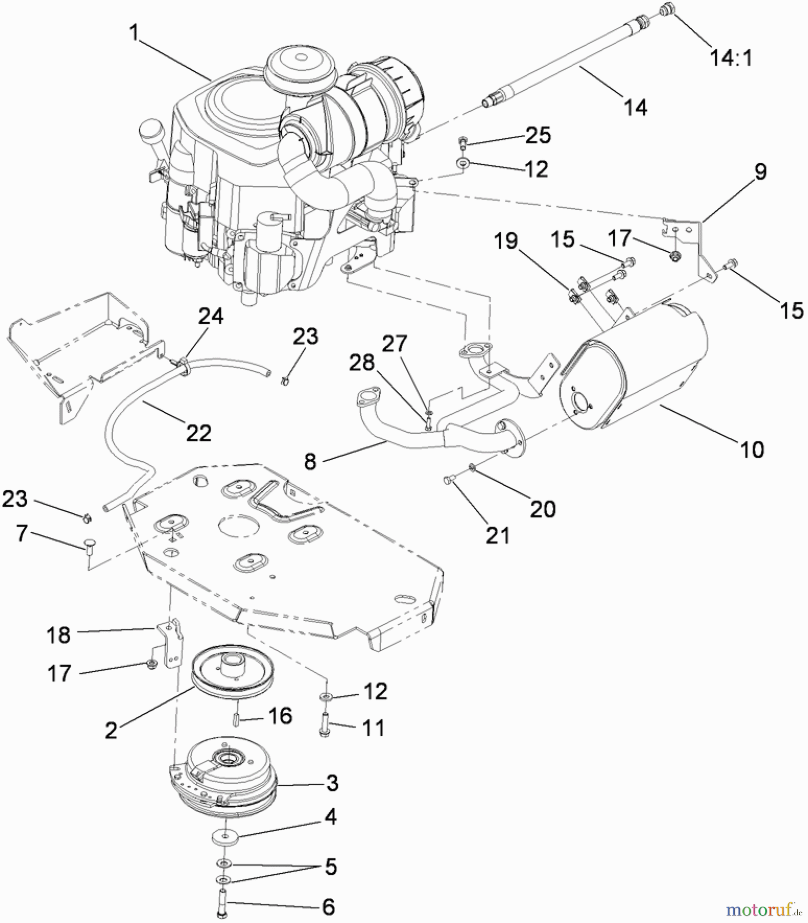  Zerto-Turn Mäher 74915 - Toro Z Master G3 Riding Mower, 60