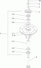 Zerto-Turn Mäher 74915 - Toro Z Master G3 Riding Mower, 60" TURBO FORCE Side Discharge Deck (SN: 310000001 - 310999999) (2010) Ersatzteile SPINDLE ASSEMBLY NO. 117-6158